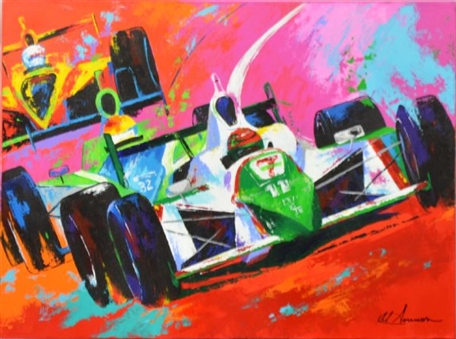 Auto Racing Original Painting "Speed" by Al Sorenson